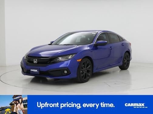 Blue 2021 Honda Civic Sport