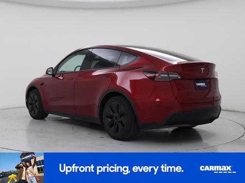 Red 2024 Tesla Model Y Long Range