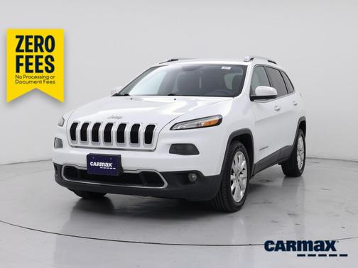 White 2016 Jeep Cherokee Limited