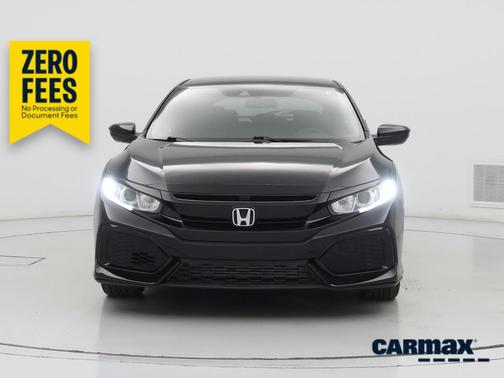 Black 2019 Honda Civic LX