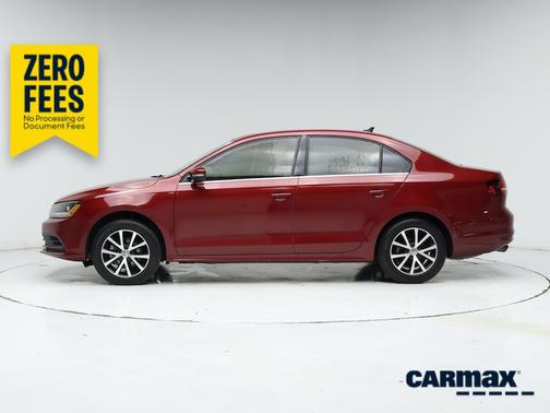 Burgundy 2017 Volkswagen Jetta SE