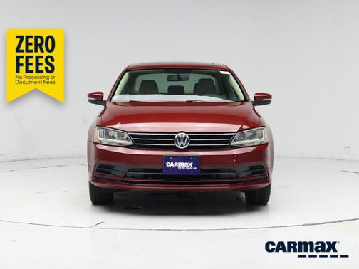 Burgundy 2017 Volkswagen Jetta SE
