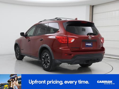 Red 2019 Nissan Pathfinder SV