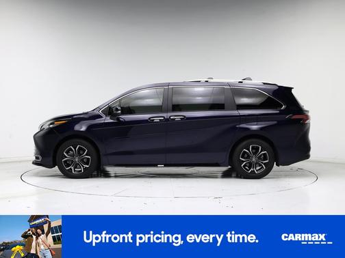 Blue 2025 Toyota Sienna Platinum