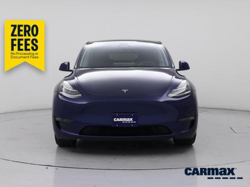 Blue 2022 Tesla Model Y Long Range