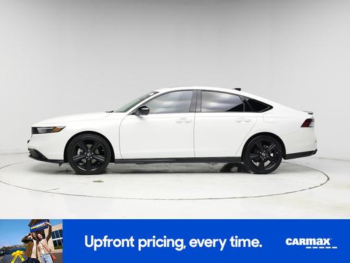 White 2024 Honda Accord Hybrid Sport-L