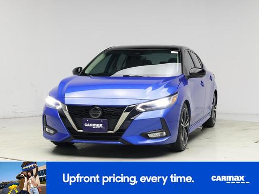 Blue 2021 Nissan Sentra SR