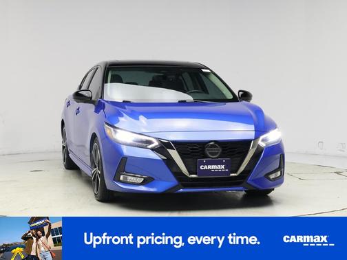 Blue 2021 Nissan Sentra SR
