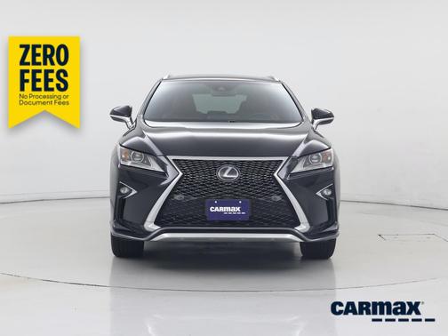 Black 2017 Lexus RX 350 F-Sport