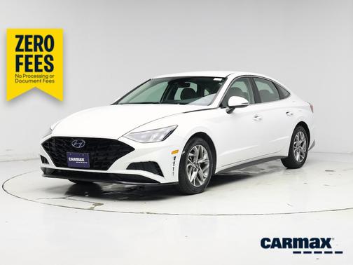 White 2020 Hyundai SONATA SEL