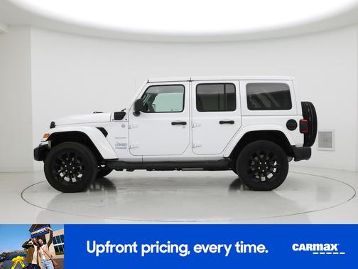 White 2022 Jeep Wrangler Unlimited 4xe Unlimited Sahara