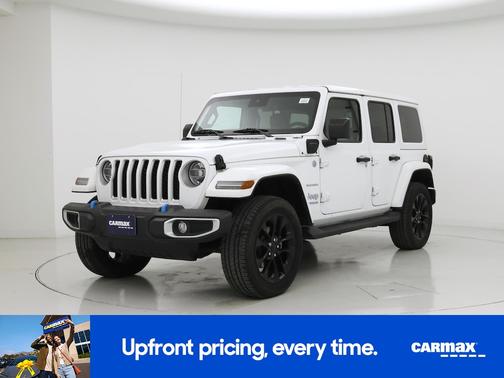 White 2022 Jeep Wrangler Unlimited 4xe Unlimited Sahara