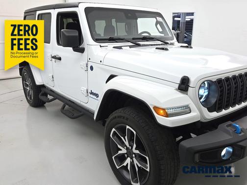White 2024 Jeep Wrangler 4xe Sport S