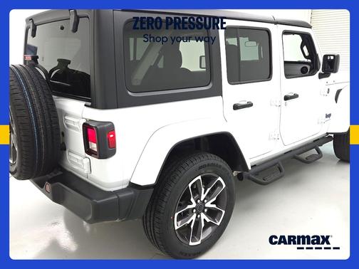 White 2024 Jeep Wrangler 4xe Sport S