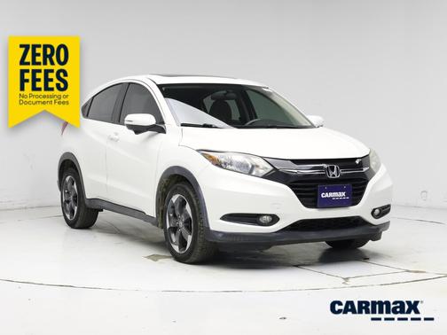 White 2018 Honda HR-V EX