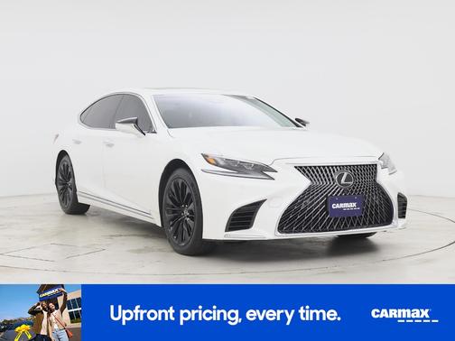 White 2020 Lexus LS 500
