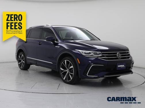 Blue 2022 Volkswagen Tiguan SEL R-Line