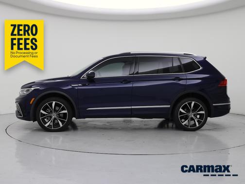 Blue 2022 Volkswagen Tiguan SEL R-Line