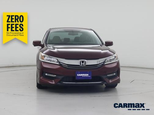 Burgundy 2017 Honda Accord EX-L