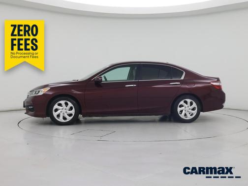 Burgundy 2017 Honda Accord EX-L