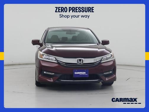 Burgundy 2017 Honda Accord EX-L