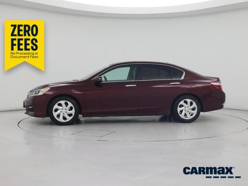 Burgundy 2017 Honda Accord EX-L