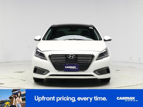 White 2016 Hyundai SONATA Hybrid Limited