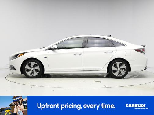 White 2016 Hyundai SONATA Hybrid Limited