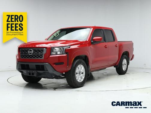 Red 2022 Nissan Frontier SV