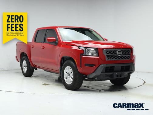 Red 2022 Nissan Frontier SV