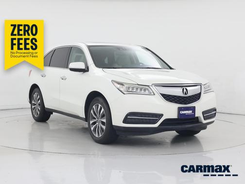 White 2015 Acura MDX