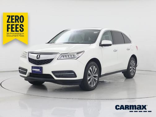 White 2015 Acura MDX
