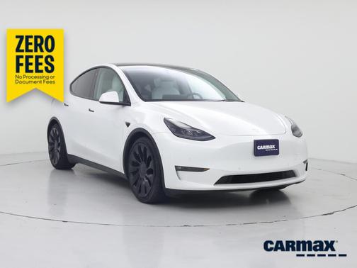 White 2022 Tesla Model Y Performance