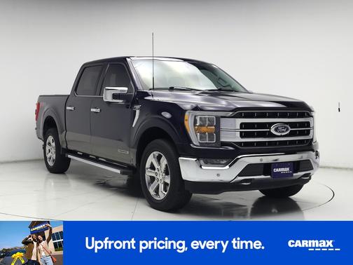 Blue 2021 Ford F-150 Lariat
