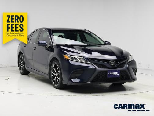 Blue 2020 Toyota Camry SE Night Shade