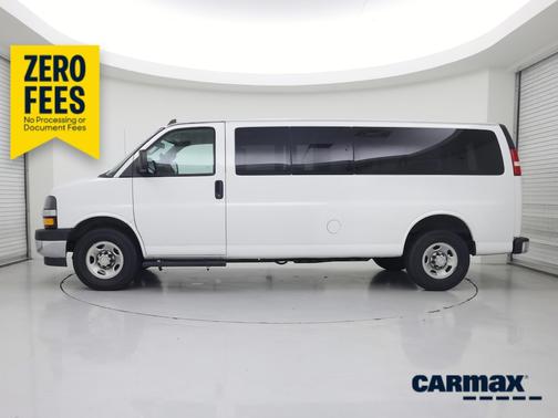 White 2019 Chevrolet Express 3500 LT