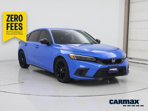 Blue 2022 Honda Civic Sport
