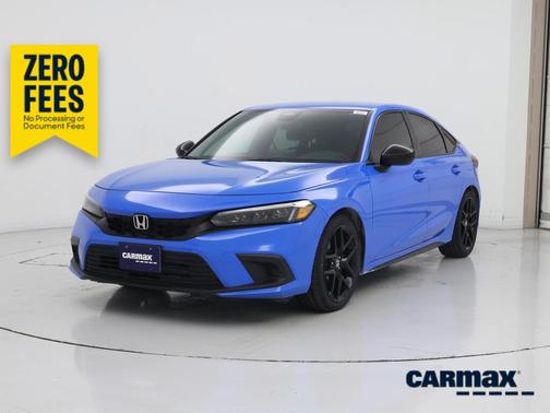 Blue 2022 Honda Civic Sport