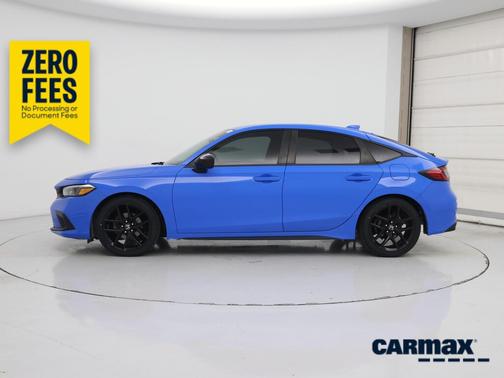 Blue 2022 Honda Civic Sport