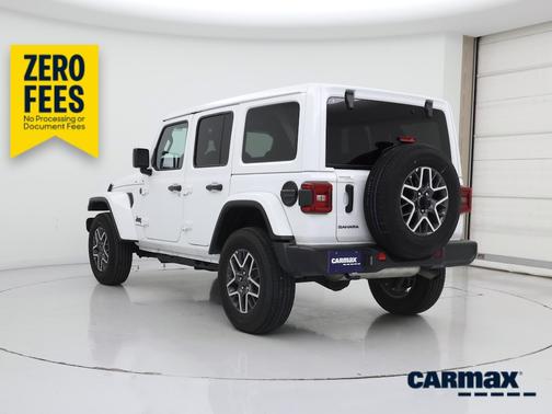 White 2025 Jeep Wrangler Sahara
