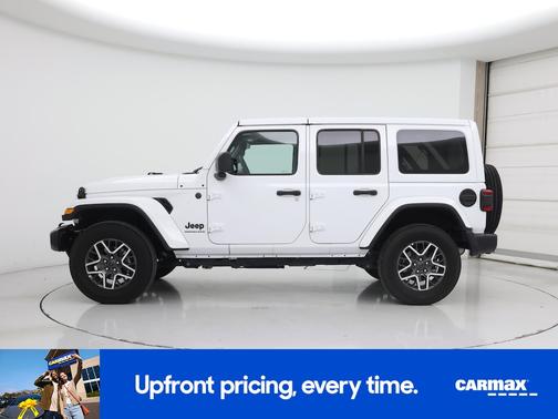 White 2025 Jeep Wrangler Sahara