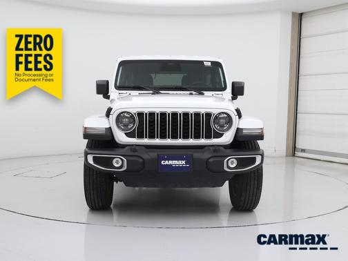 White 2025 Jeep Wrangler Sahara