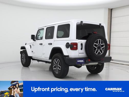 White 2025 Jeep Wrangler Sahara