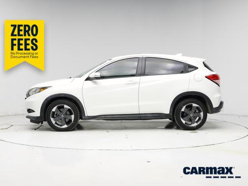 White 2018 Honda HR-V EX