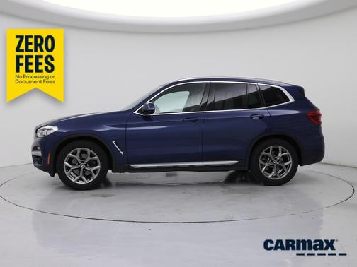 Blue 2021 BMW X3 sDrive30i