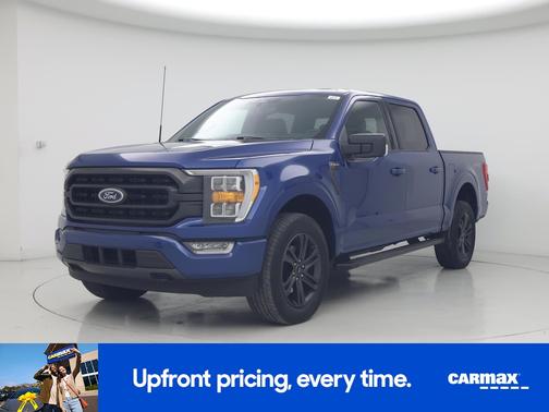 Blue 2022 Ford F-150 XLT