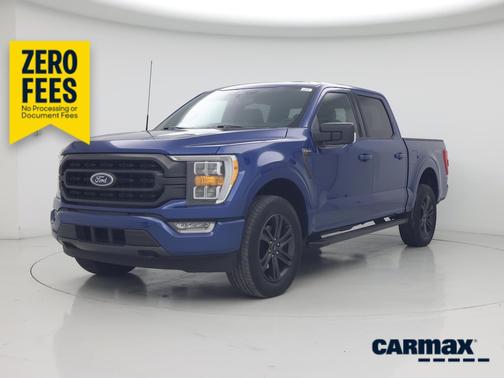 Blue 2022 Ford F-150 XLT