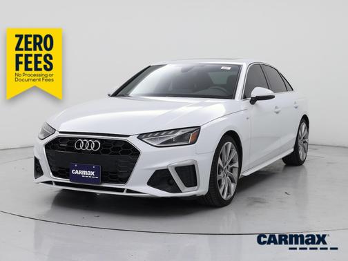 White 2021 Audi A4 S-Line Premium Plus