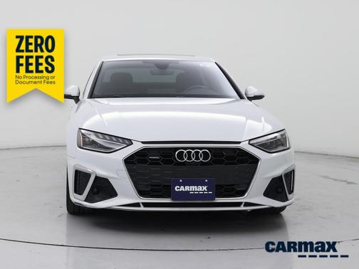 White 2021 Audi A4 S-Line Premium Plus