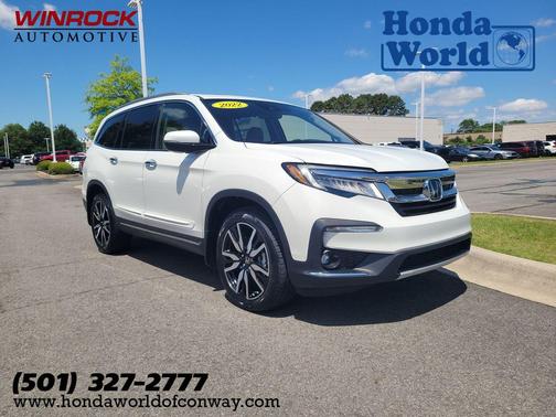 Platinum White Pearl 2022 Honda Pilot Touring 8-Passenger